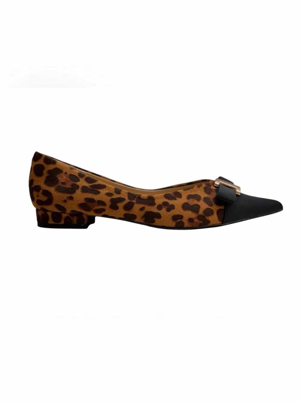 C.Paravano Pointed Toe Metal Tie Aida Bow Flats EU 40 NWOT